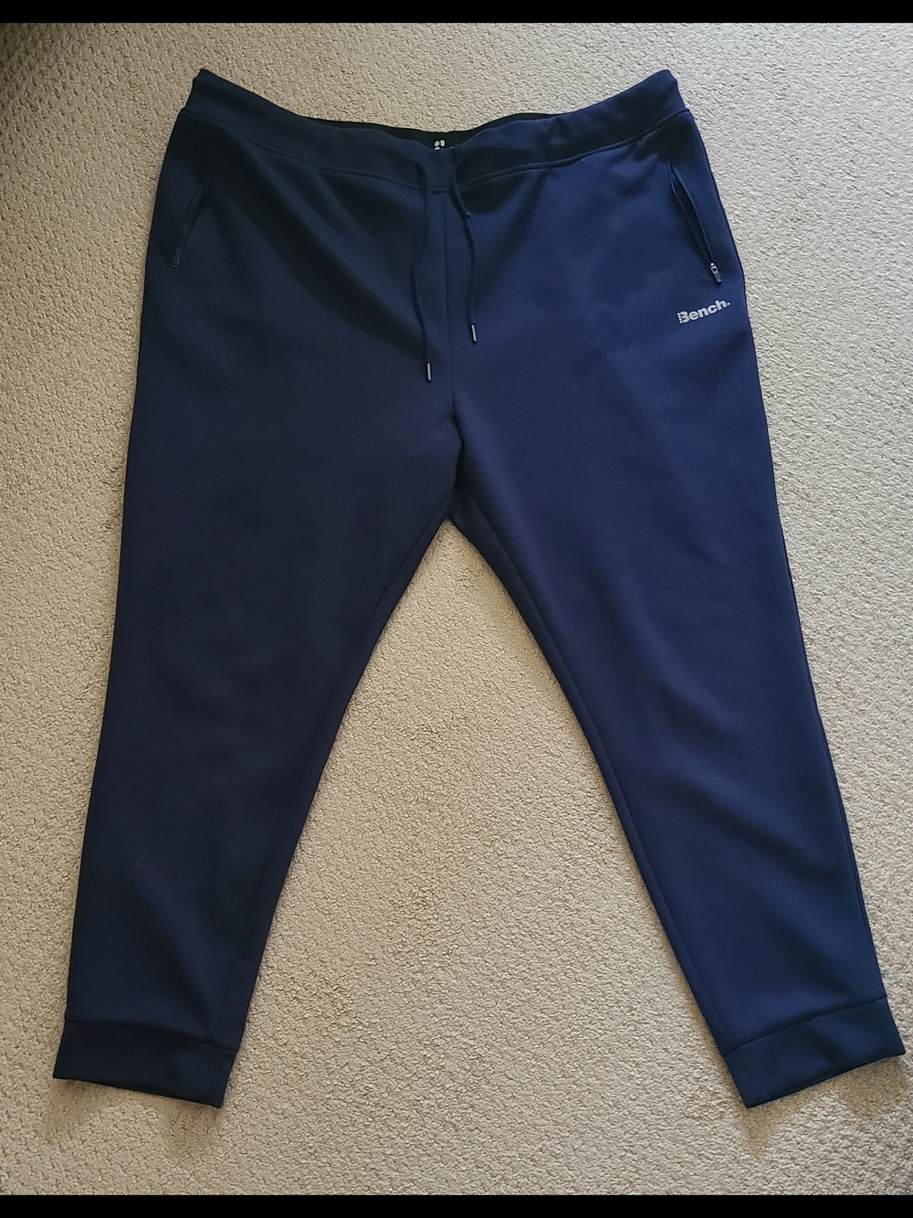 Bench Men's Dark Navy Zip Pocket Joggers